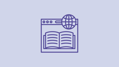 book on a web browser