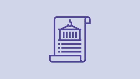a capitol building on a document
